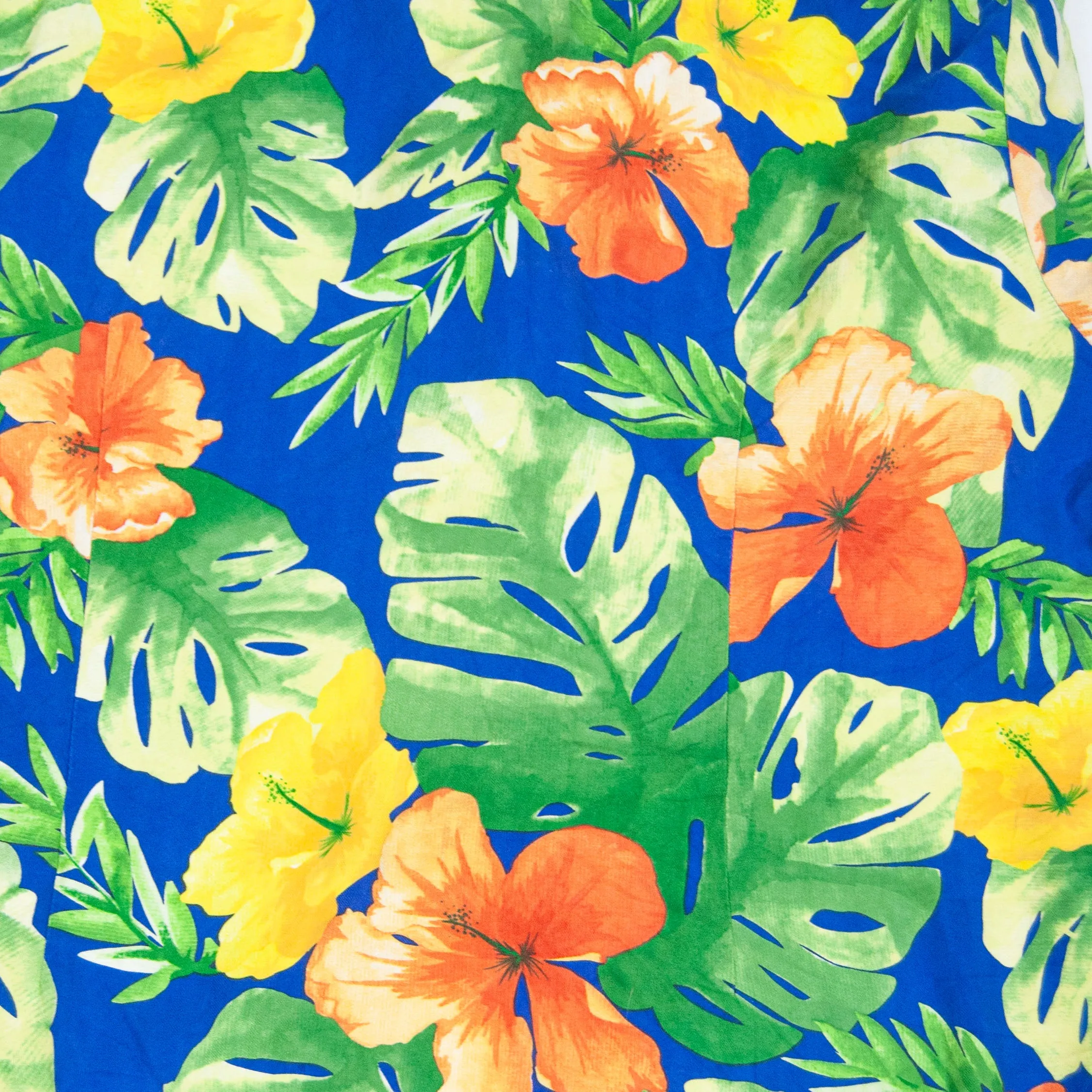 00's Silk Hawaiian Hibiscus Shirt by Hilo Hatties