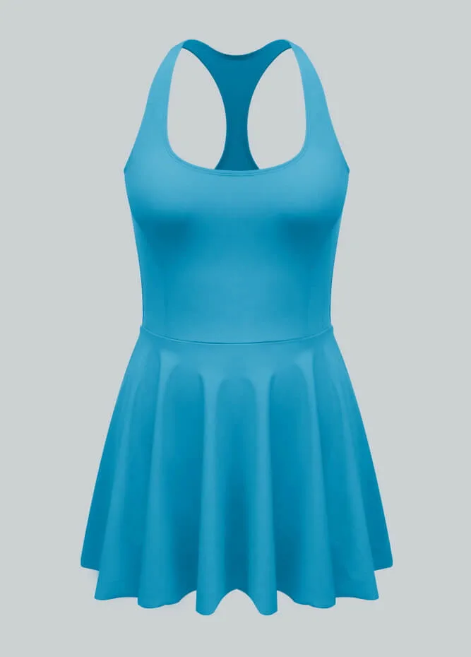 2-in-1 Athletic Dress With Detached Shorts