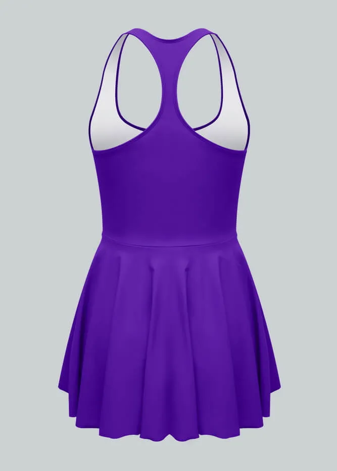 2-in-1 Athletic Dress With Detached Shorts