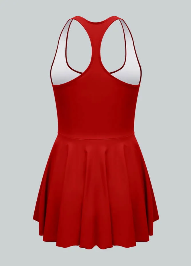 2-in-1 Athletic Dress With Detached Shorts