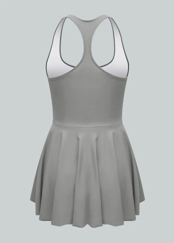 2-in-1 Athletic Dress With Detached Shorts
