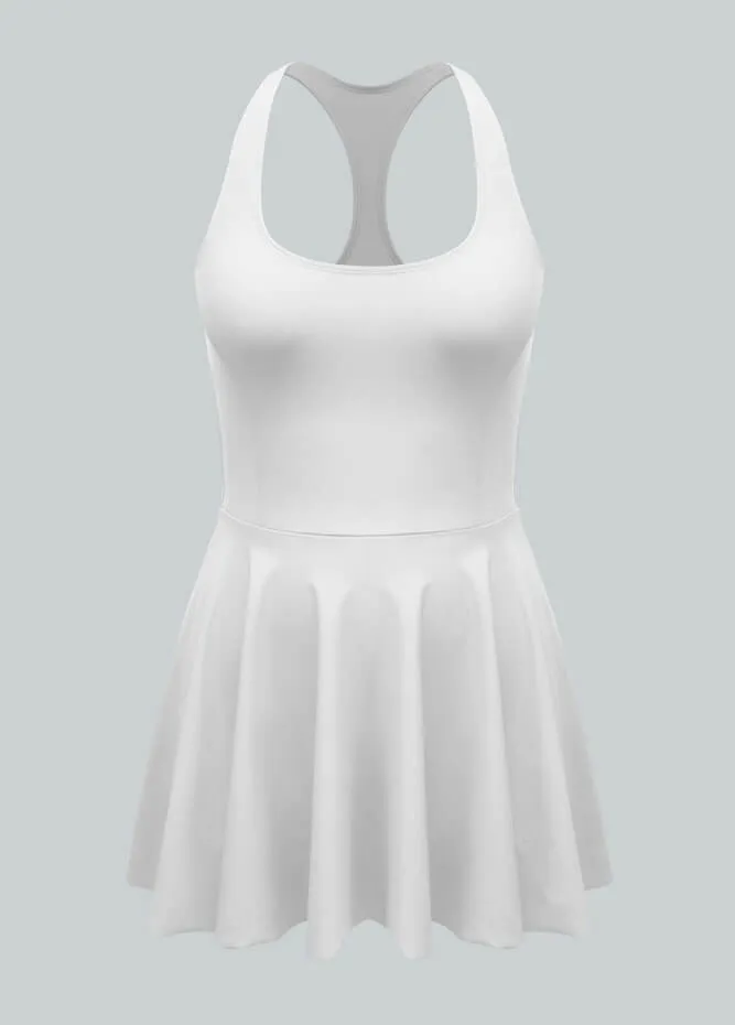 2-in-1 Athletic Dress With Detached Shorts