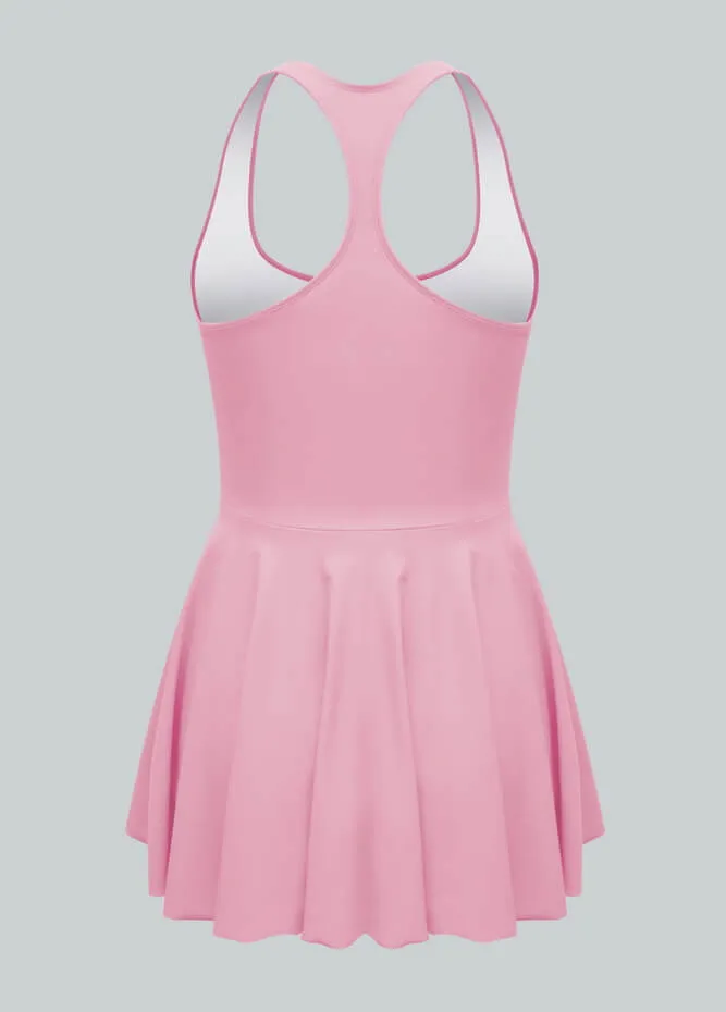 2-in-1 Athletic Dress With Detached Shorts