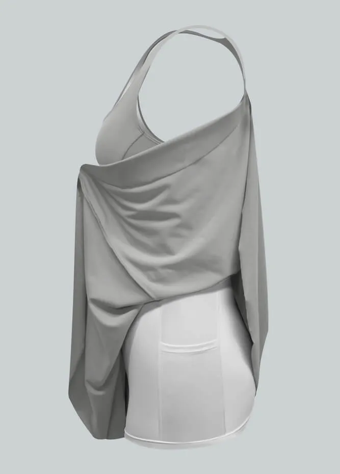 2-in-1 Athletic Dress With Detached Shorts