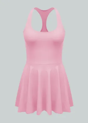 2-in-1 Athletic Dress With Detached Shorts