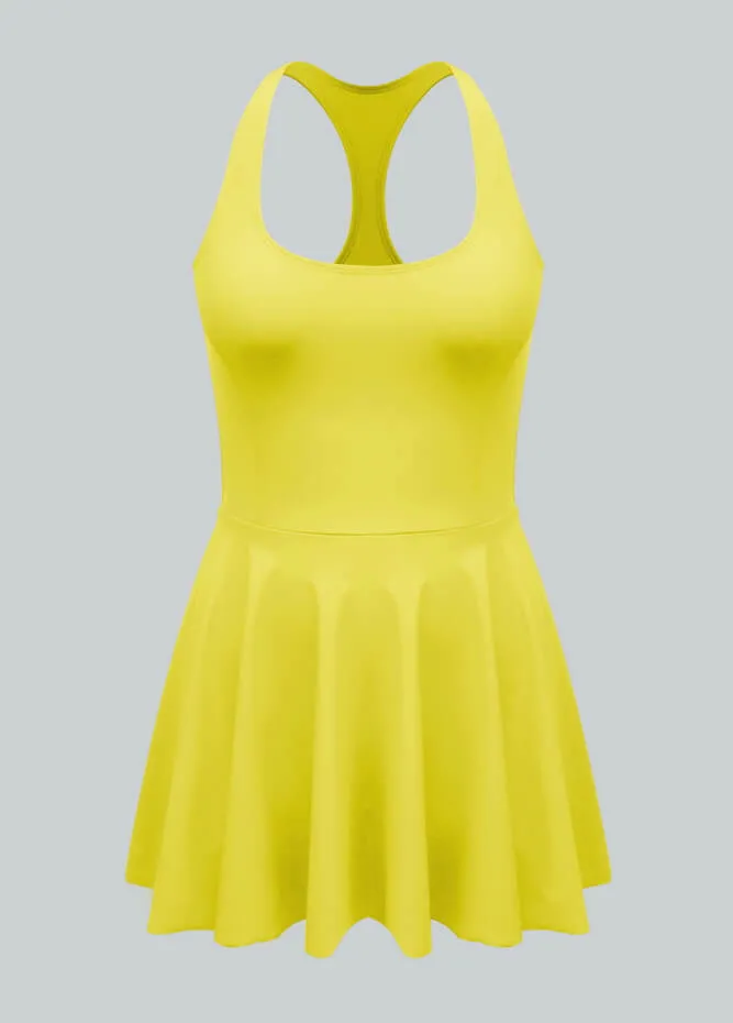 2-in-1 Athletic Dress With Detached Shorts