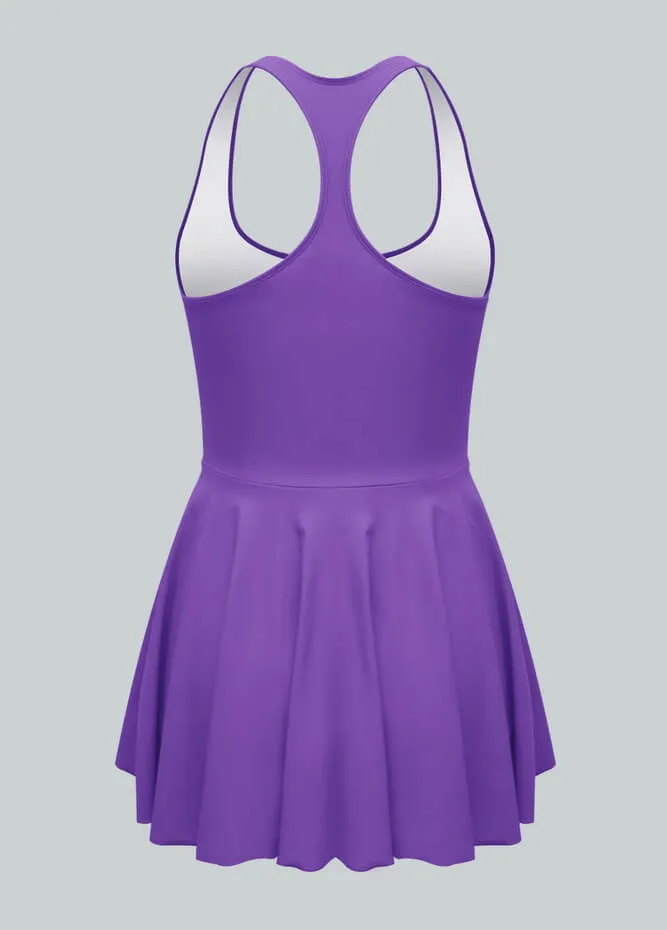 2-in-1 Athletic Dress With Detached Shorts