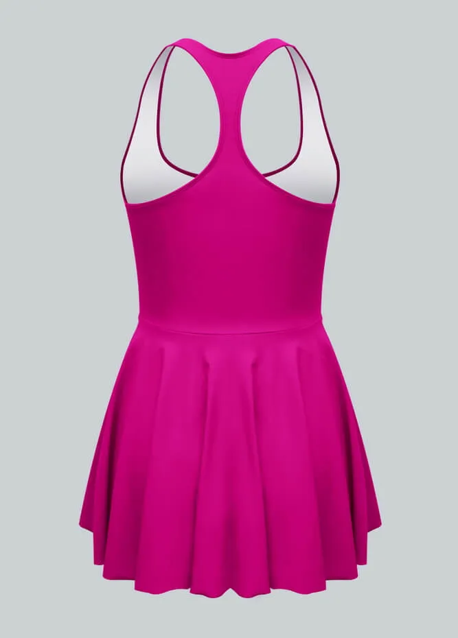 2-in-1 Athletic Dress With Detached Shorts