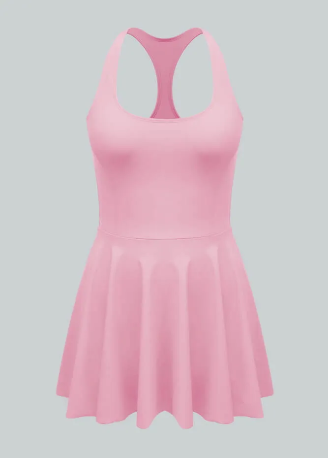 2-in-1 Athletic Dress With Detached Shorts