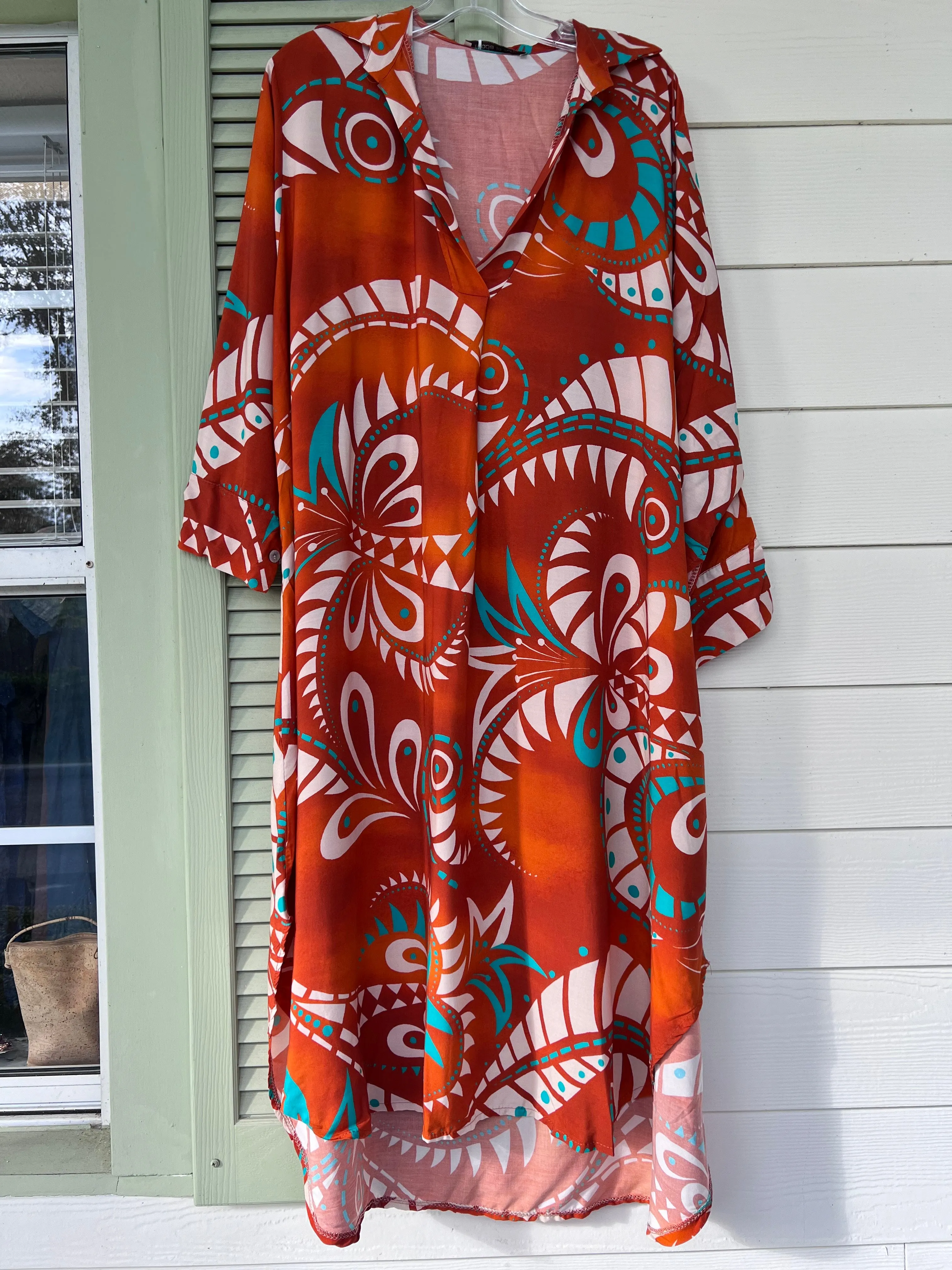 3544 Viscose Flowy Dress Sale
