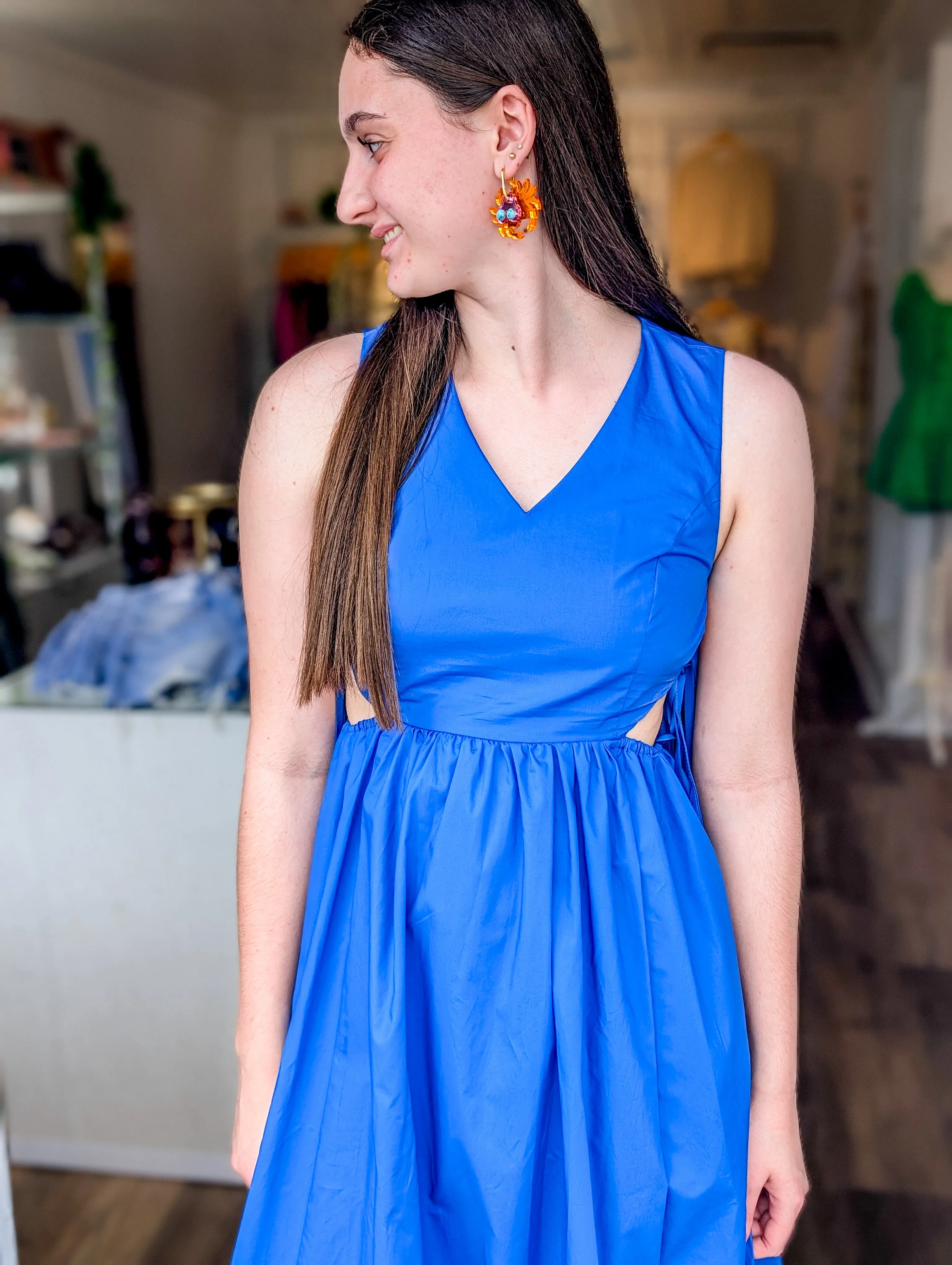 Aegean Blue Maxi Dress