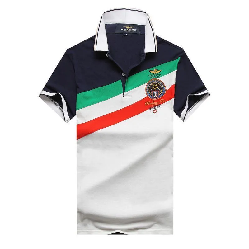 Aeronautica Millitare 1961 A.F Base Rivoltovit Multicoloured Shorts Polo