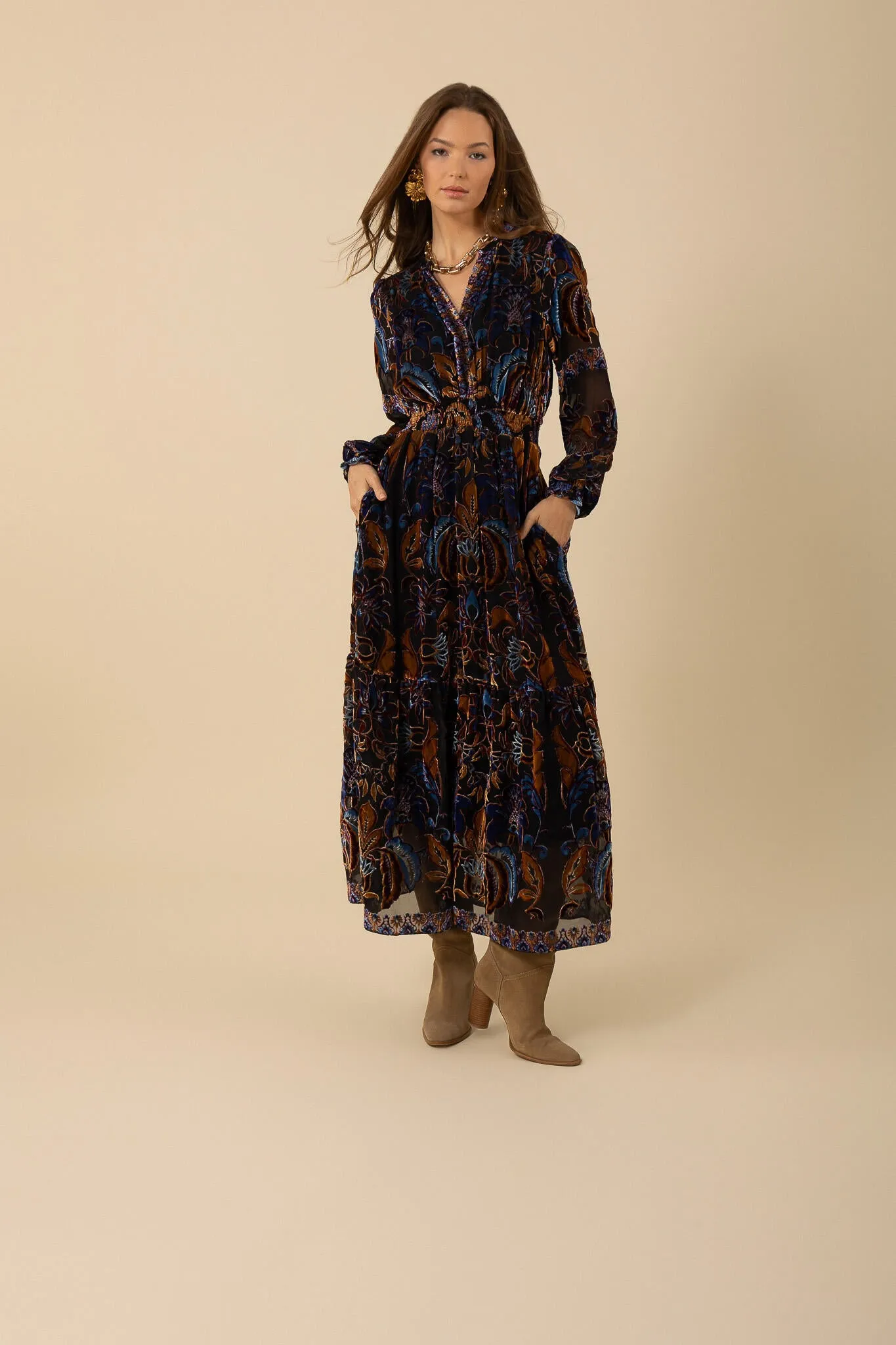 Alexa Dress Long - Black