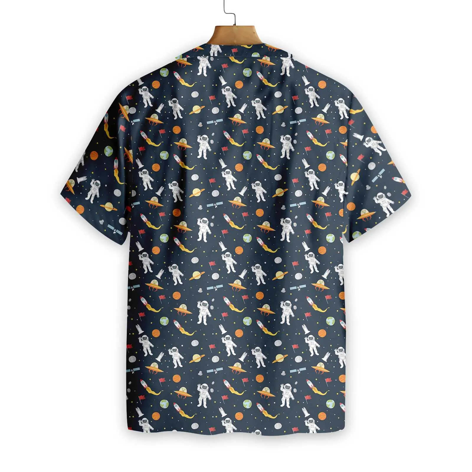 Astronaut Hello Hawaiian Shirt