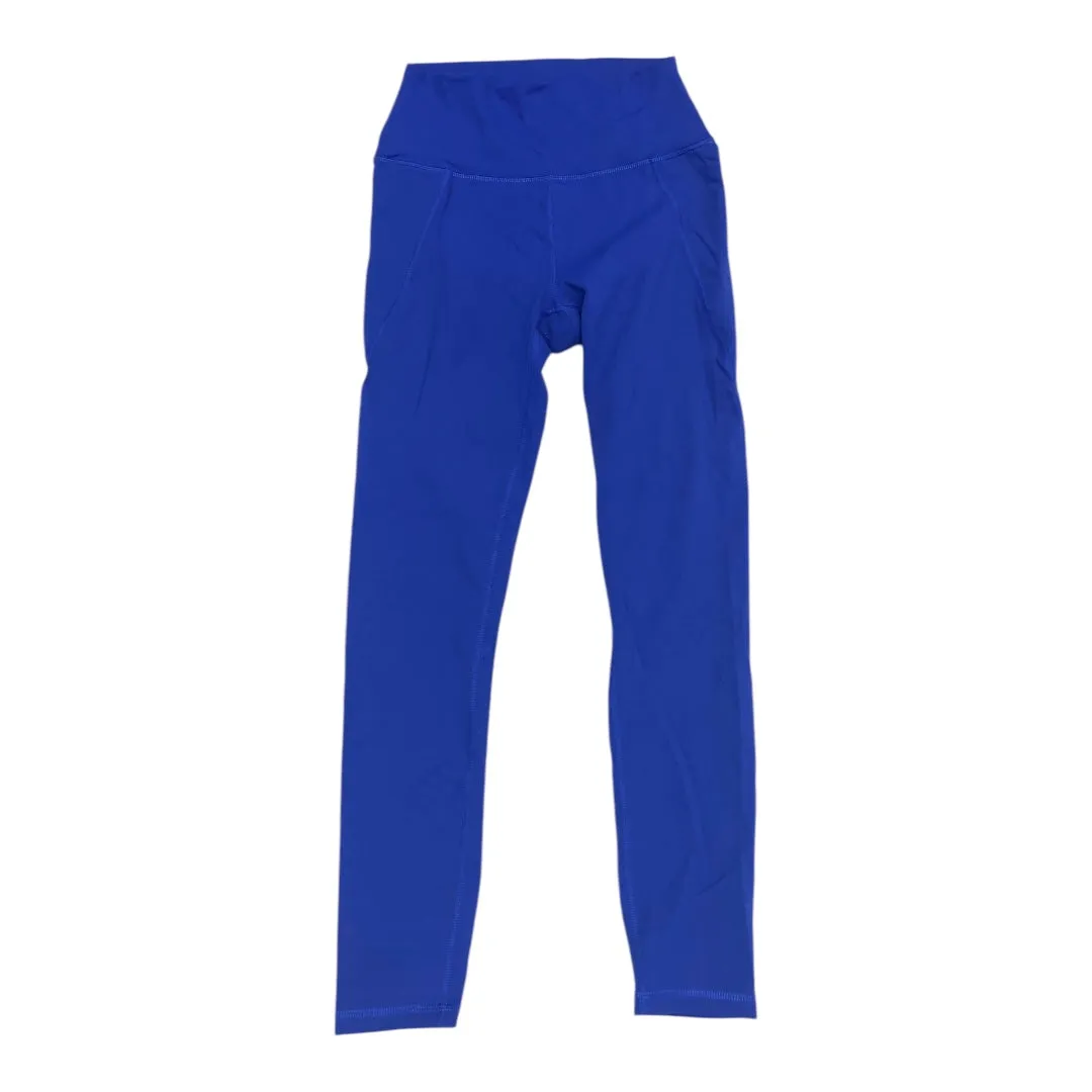 Athletic Leggings By Mono B In Navy, Size:M