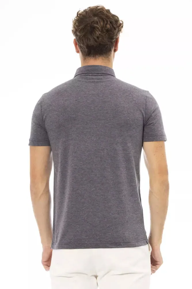 Baldinini Trend Chic Embroidered Logo Cotton Polo