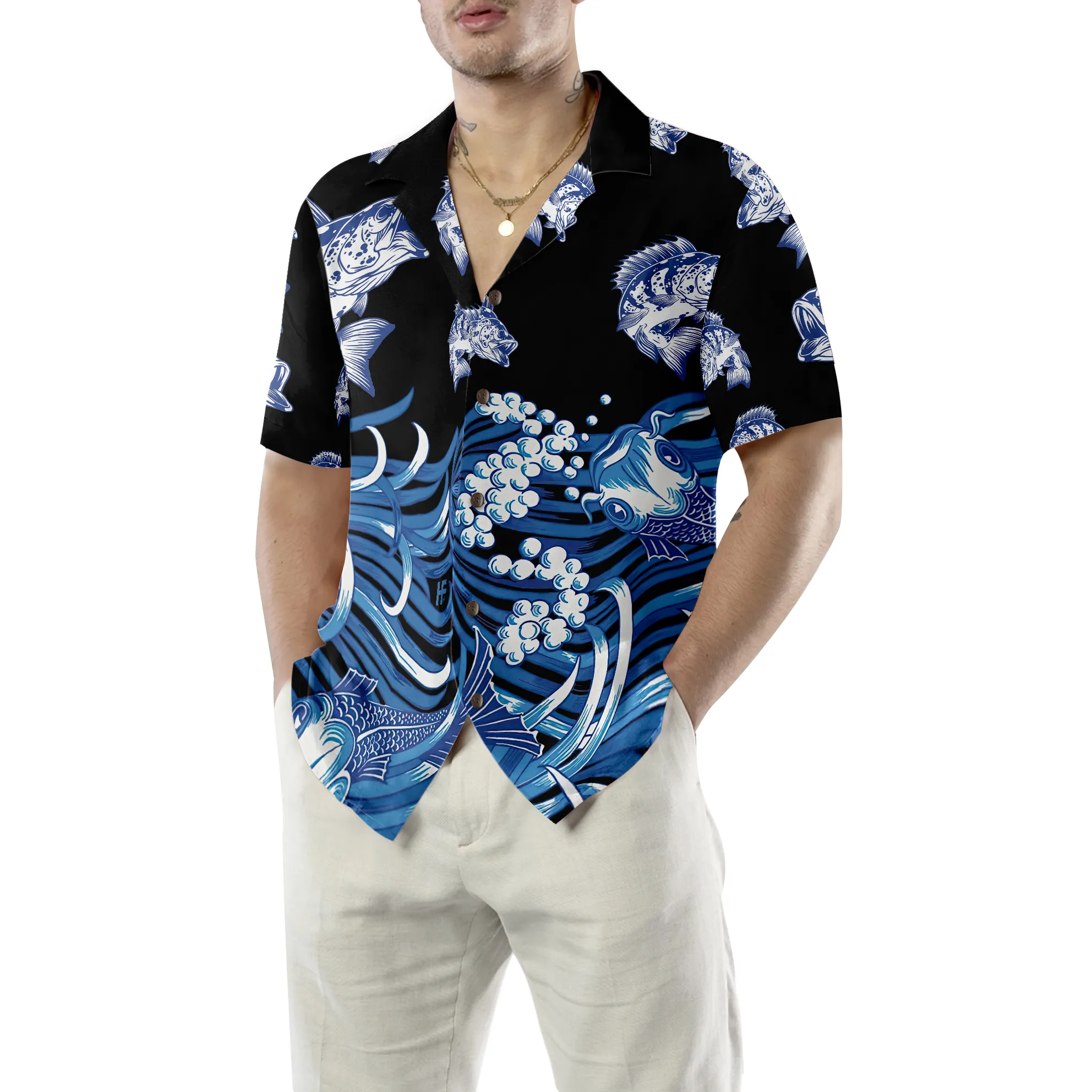 Bass Fish Hawaiian Shirt