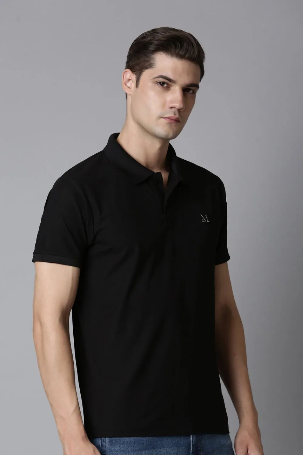 Black & White Polos Pack Of 10