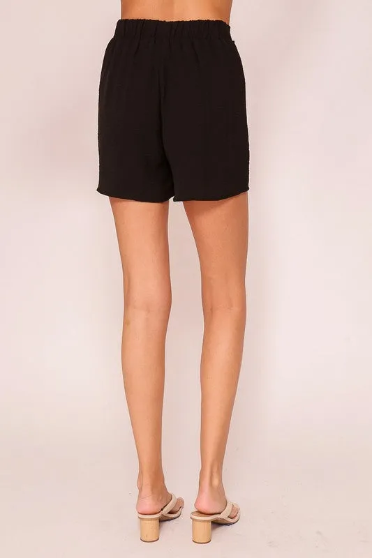 Black Summer Days Airflow Shorts