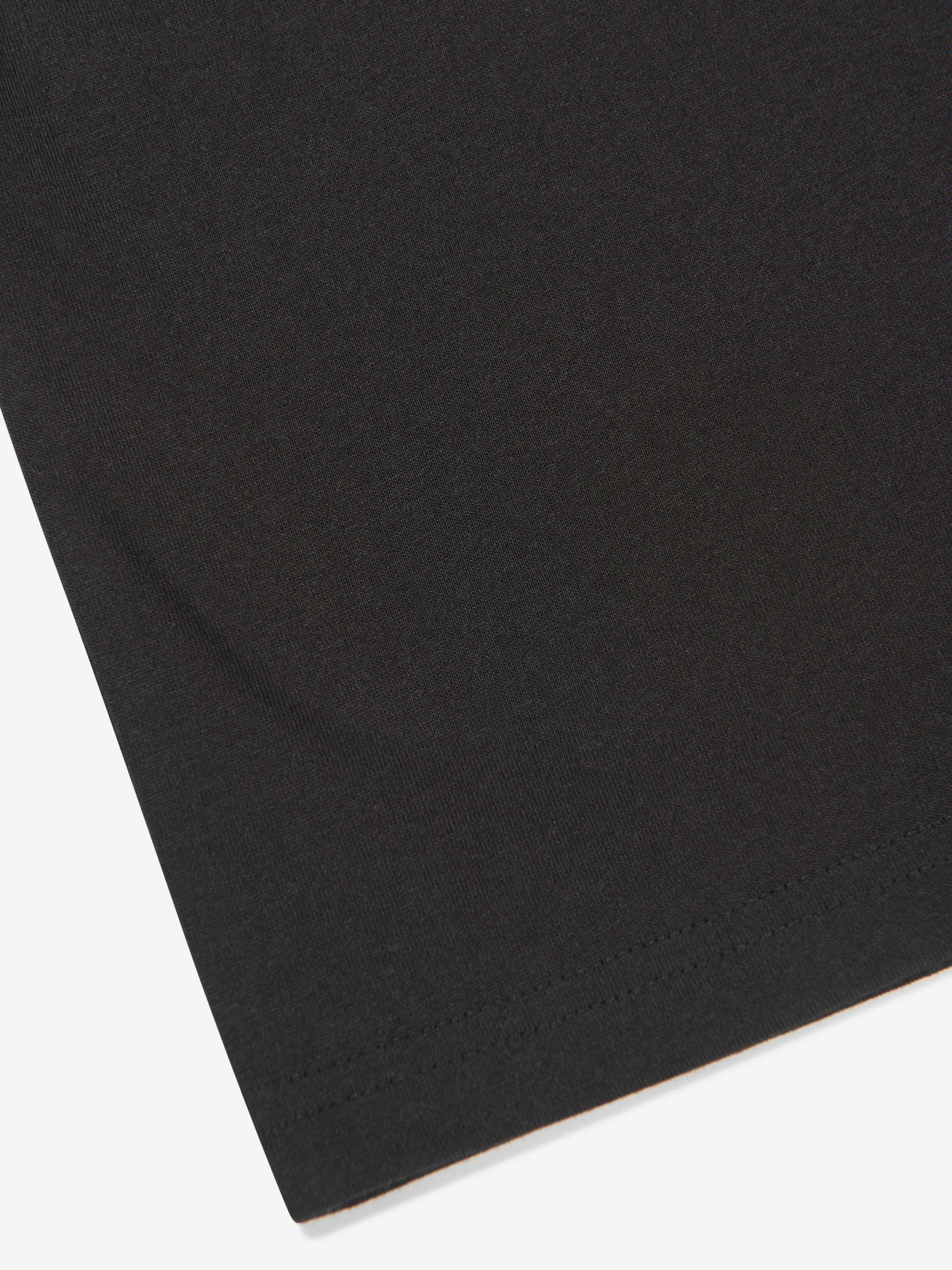 BOSS Boys Monogram Logo T-Shirt In Black