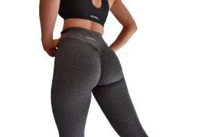 Bravo Ladies Active Seamless Leggings - Black