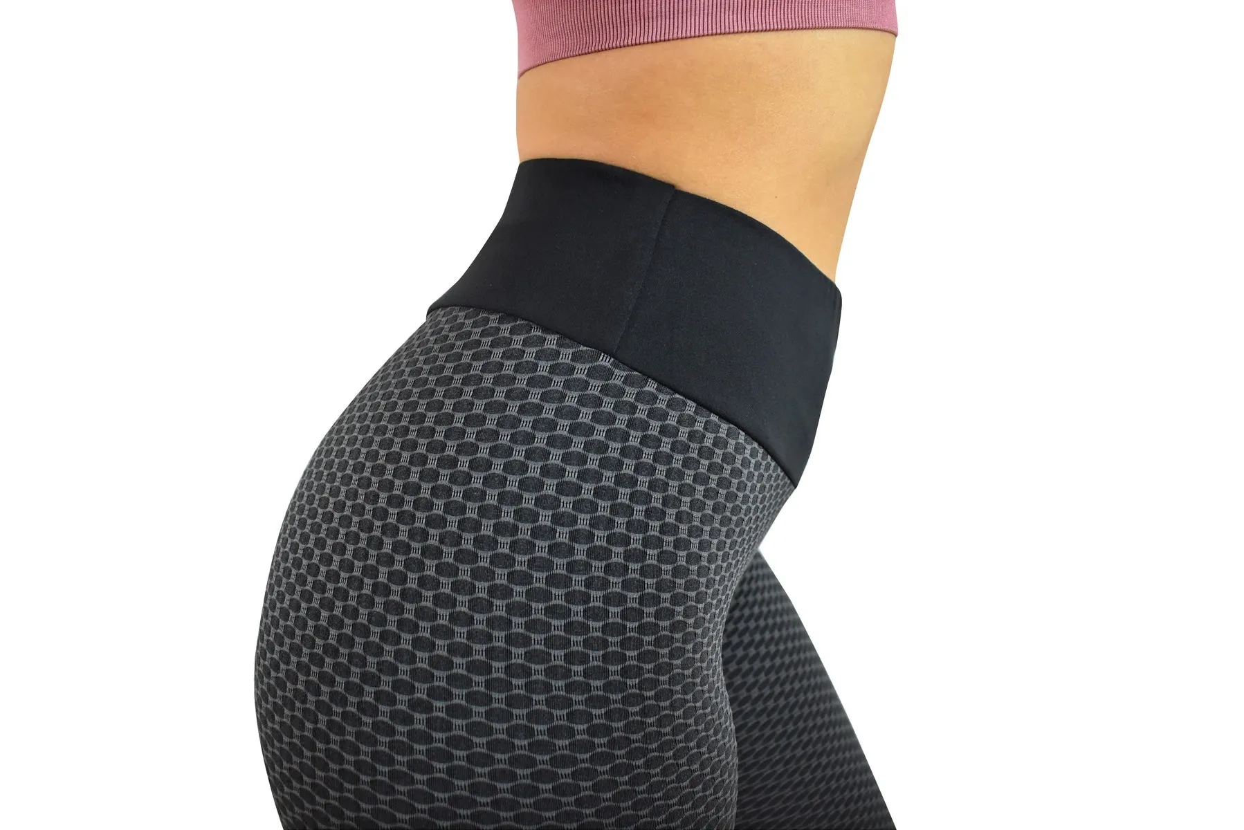 Bravo Ladies Active Seamless Leggings - Black
