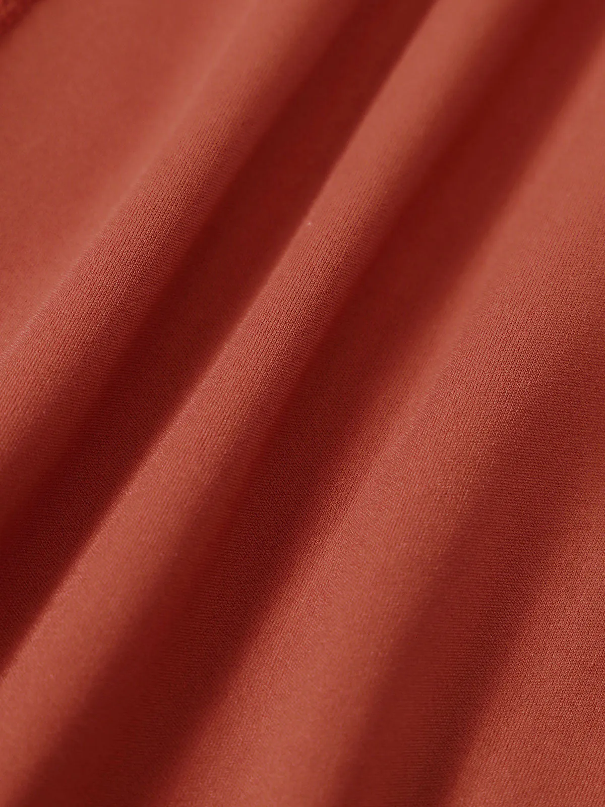 Brick Red High Stretch Leggings 25”