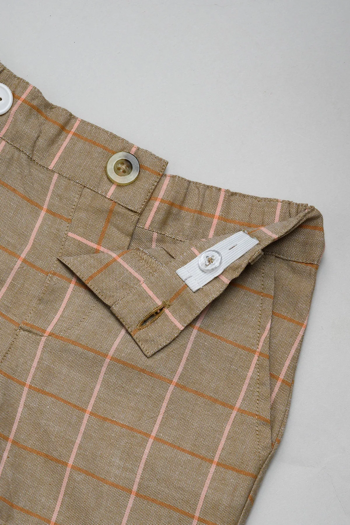 Bunny Shorts, Shirt, Bow and Suspenders Set - Brown