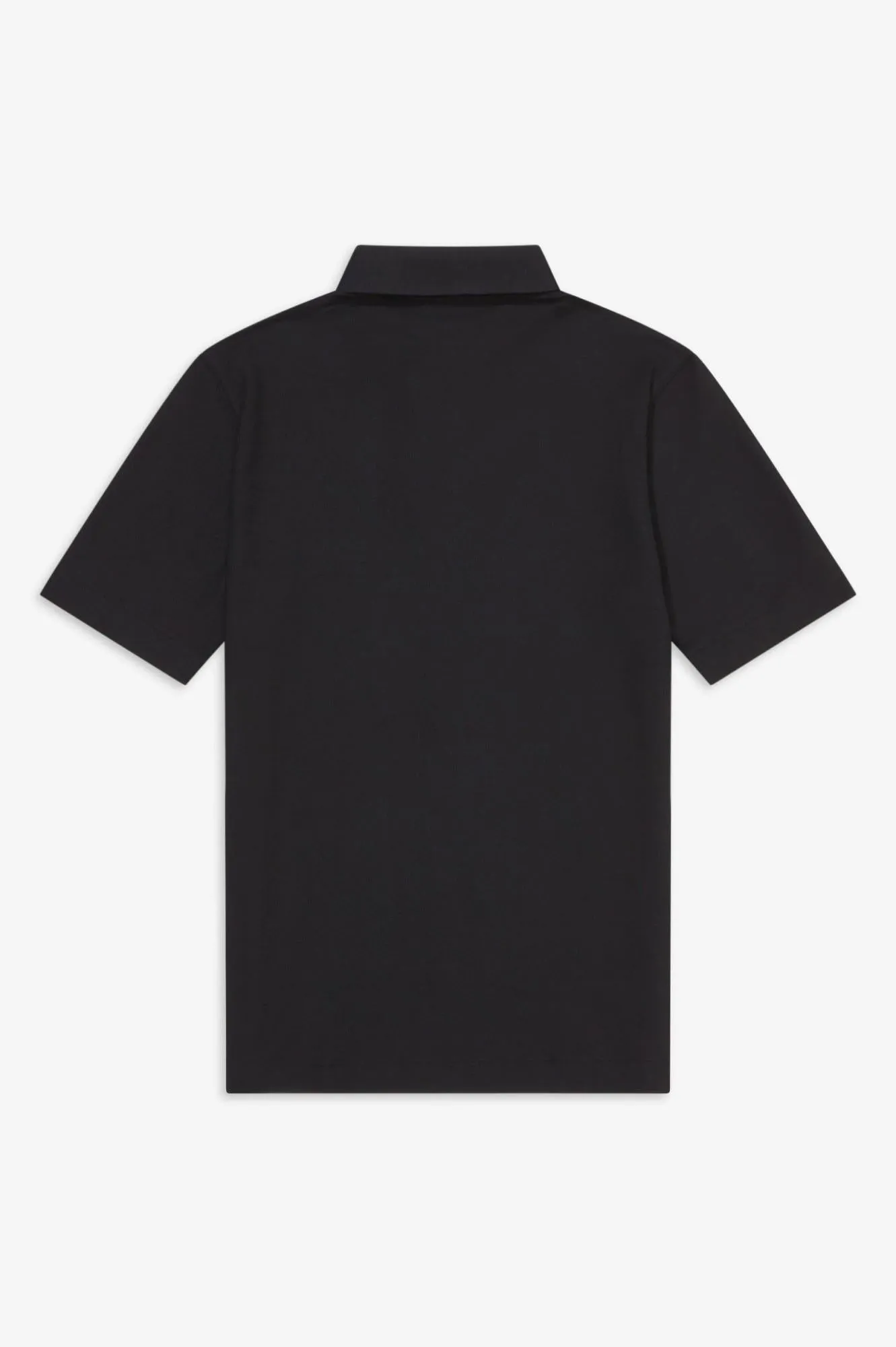 Button Down Polo Shirt (Black)