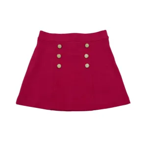 Button Front Skirt