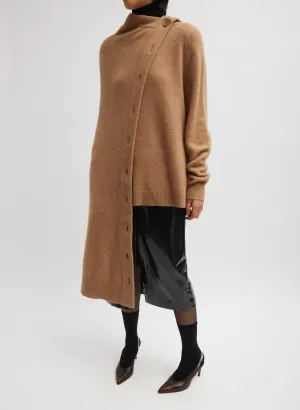 Camel Hair Knit Cape