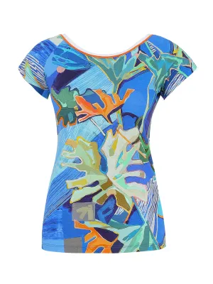 Cap Sleeve Scoop Neck Tee