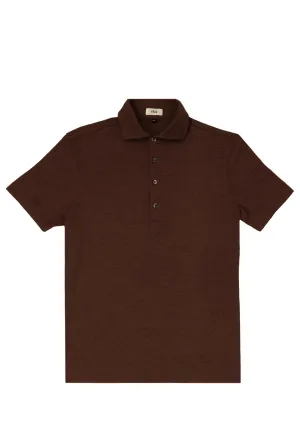 Cappuccino Brown Smart Polo Shirt