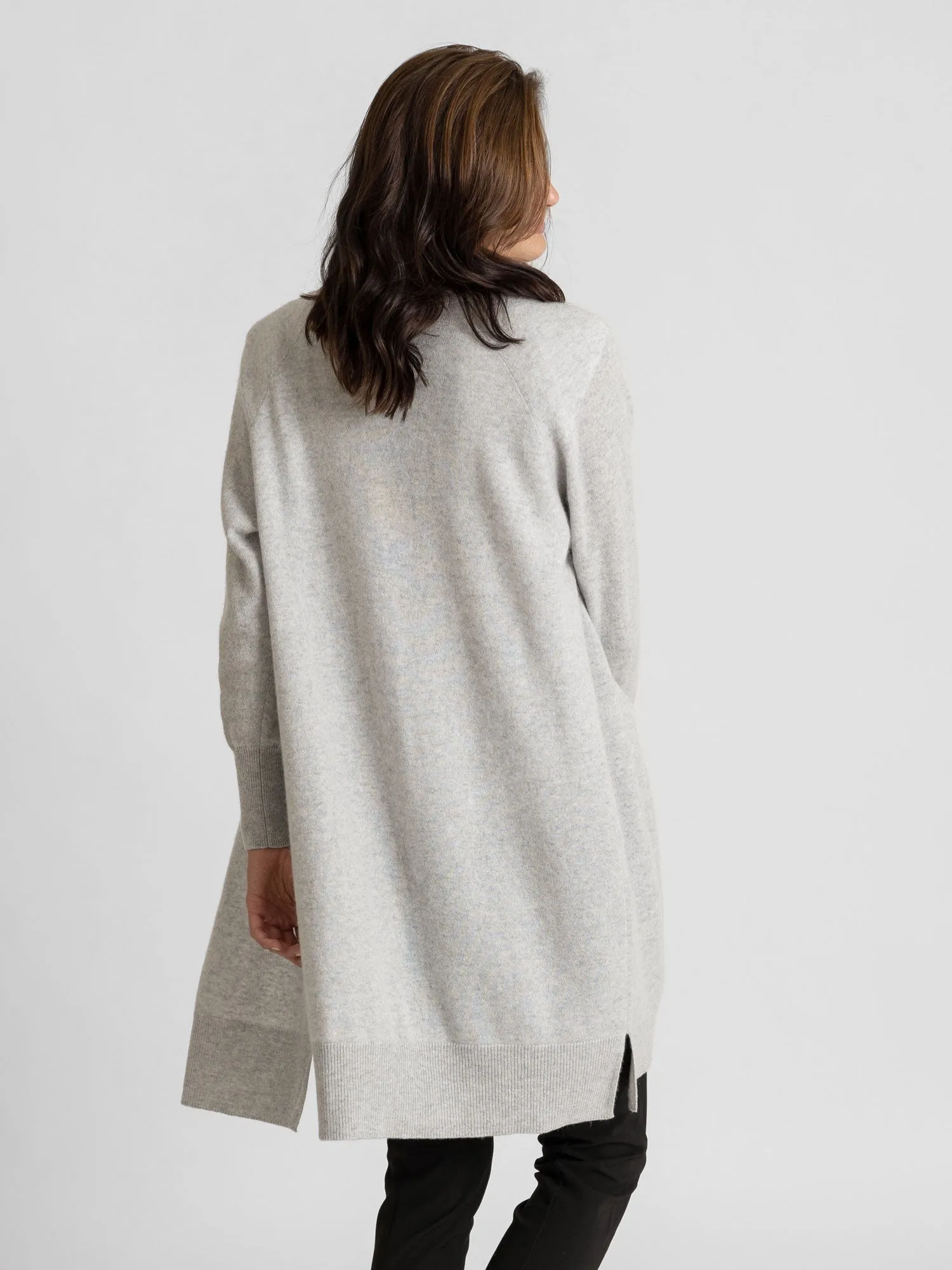 Cashmere cardigan "Linnea" - light grey
