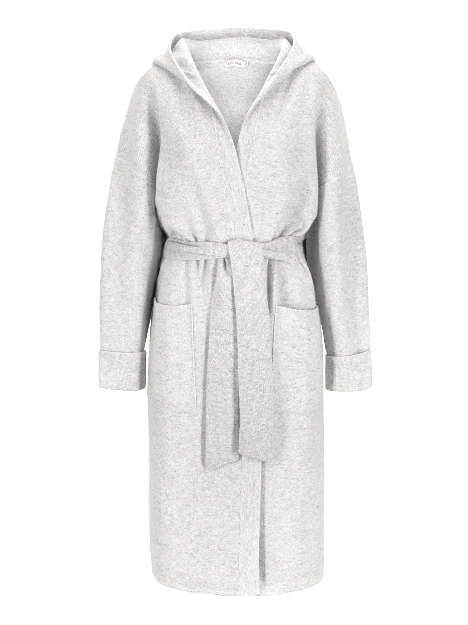 Cashmere coat "Nora" - light grey