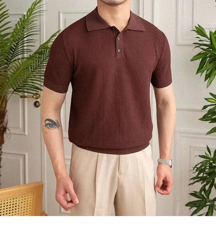 Casual men's polo t-shirt