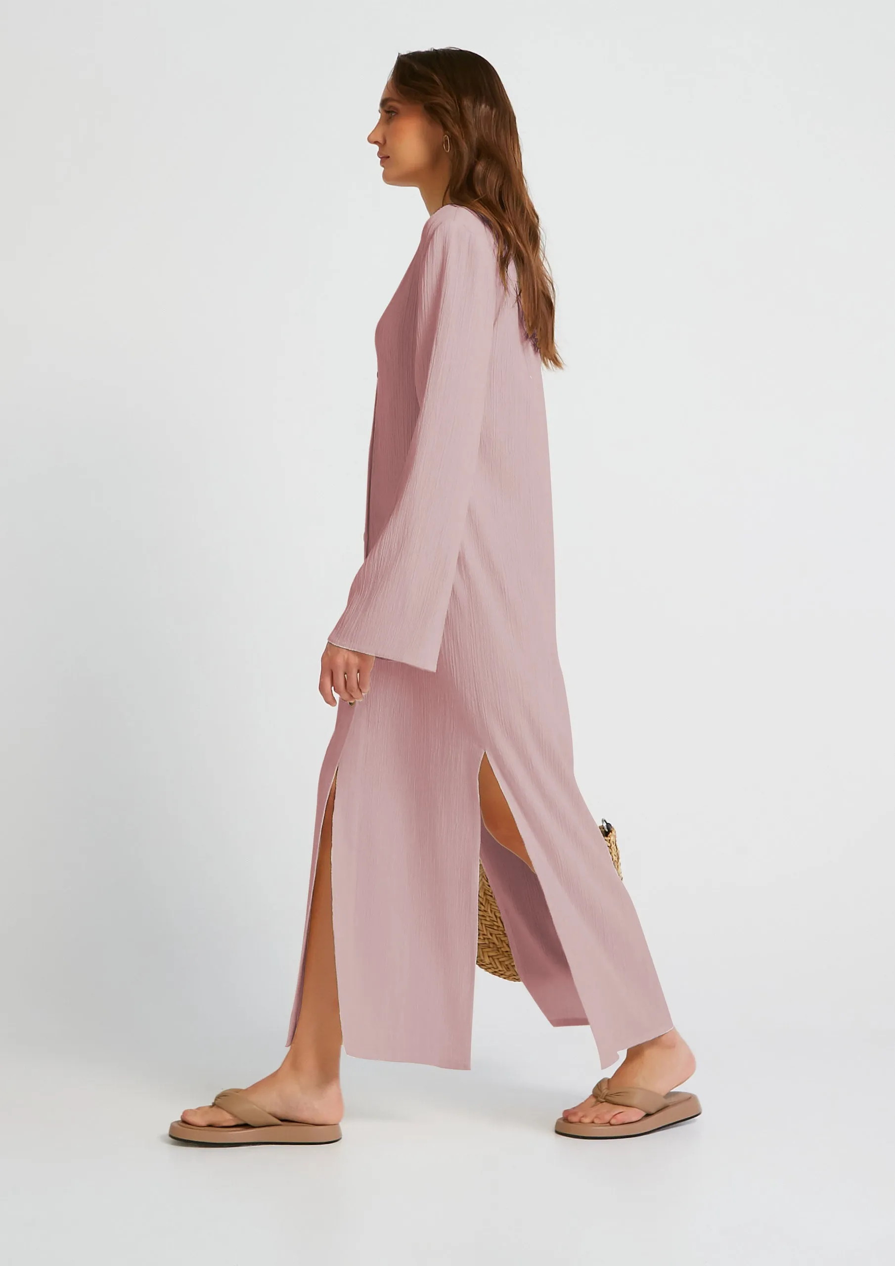 Chic Elegant Kaftan (Pink)
