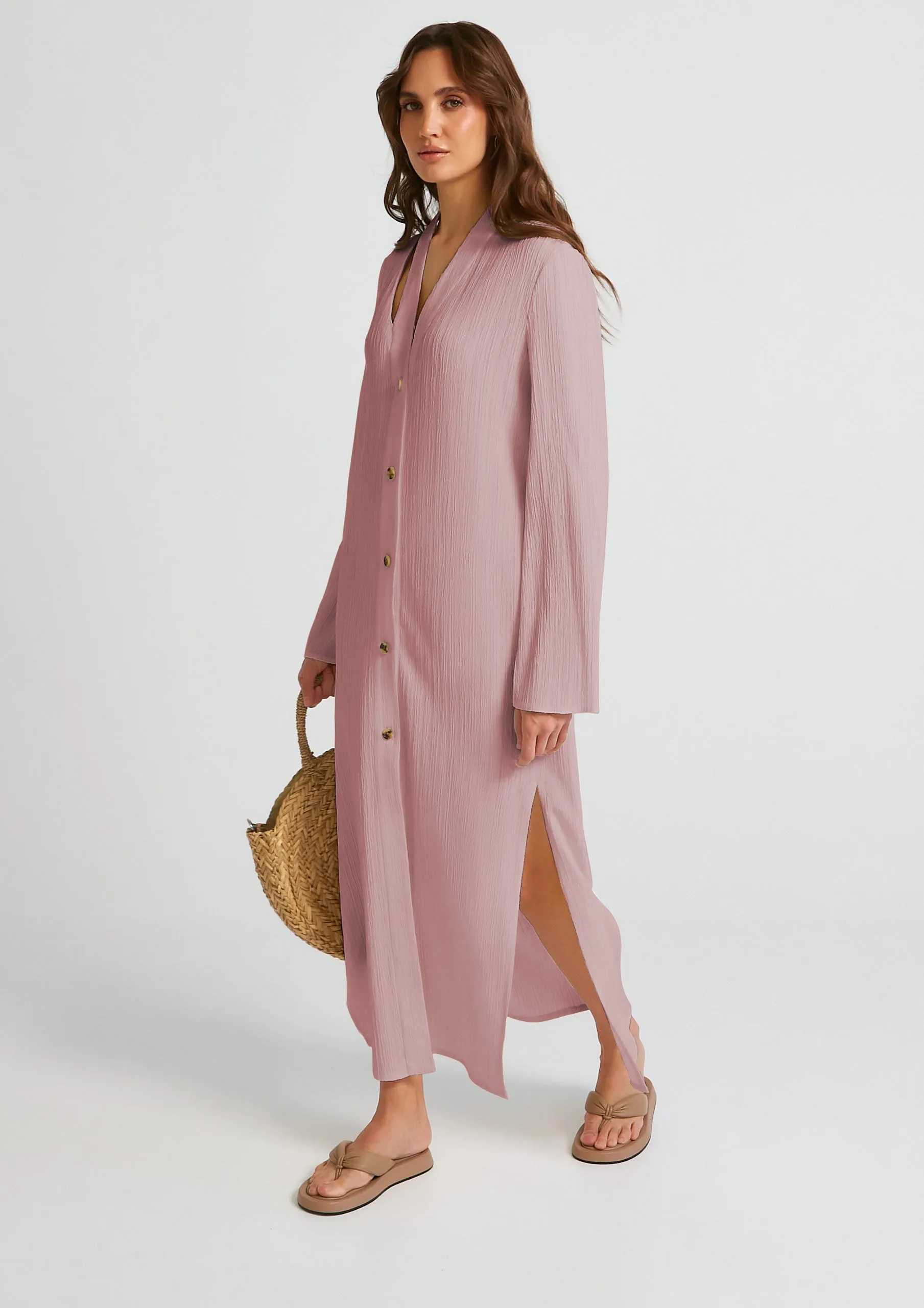Chic Elegant Kaftan (Pink)