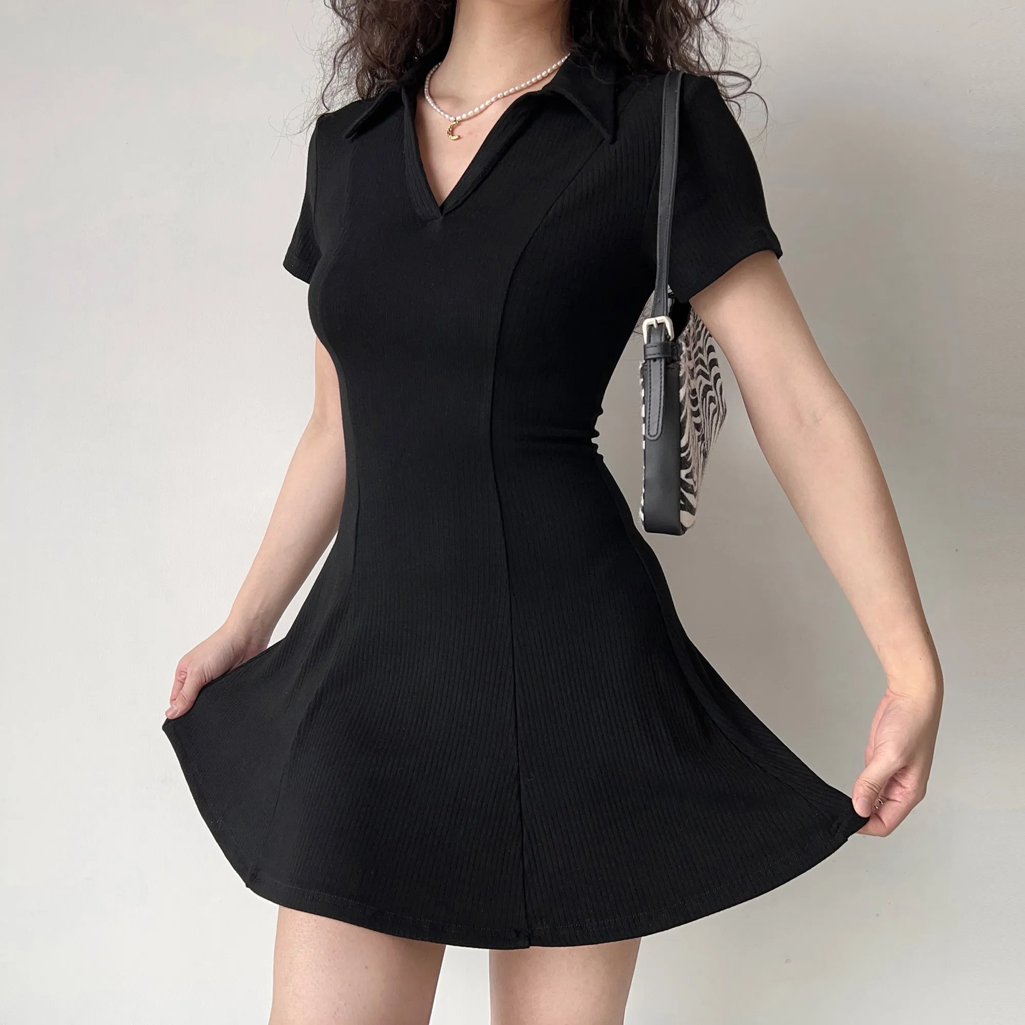 Chic Touch Collar Dress