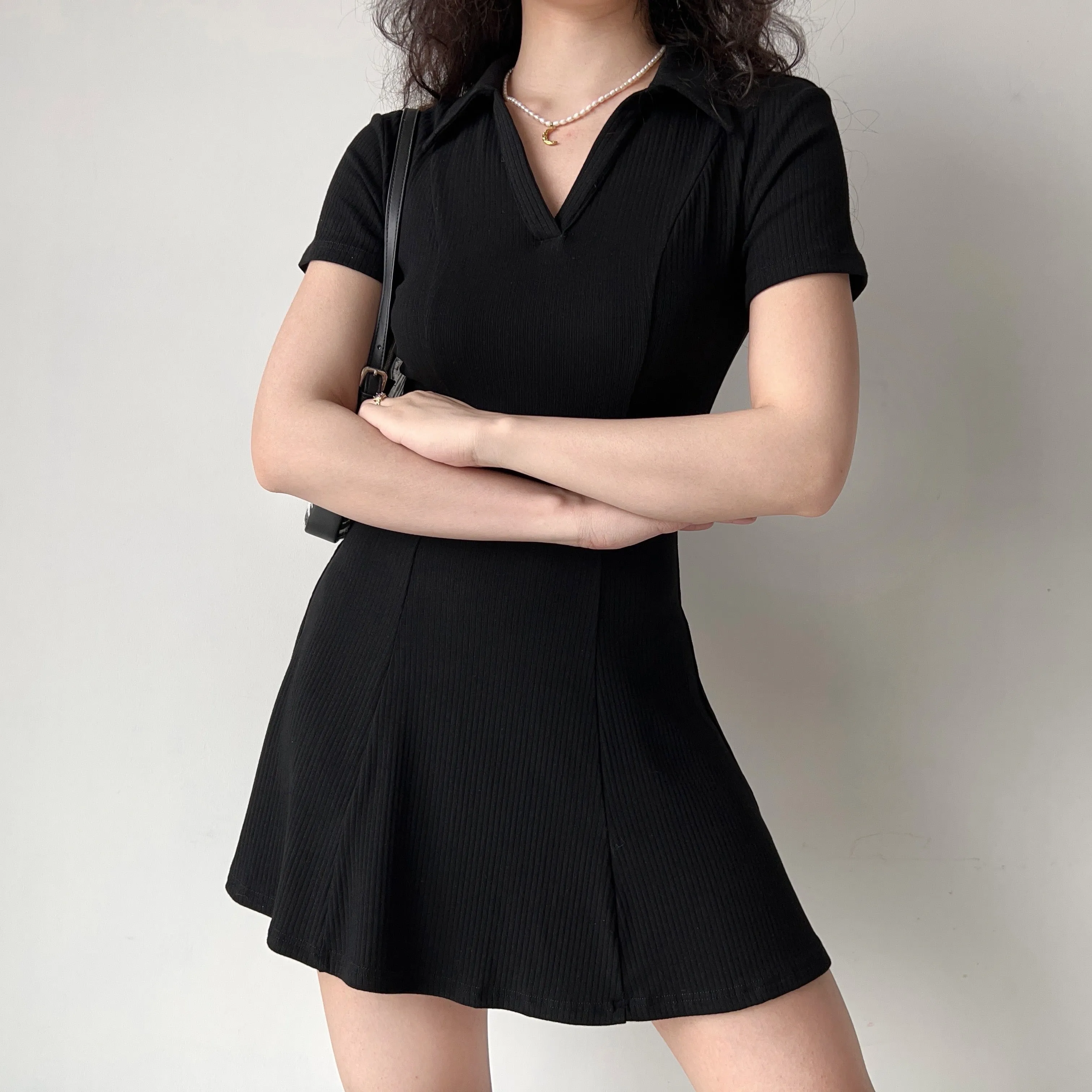 Chic Touch Collar Dress