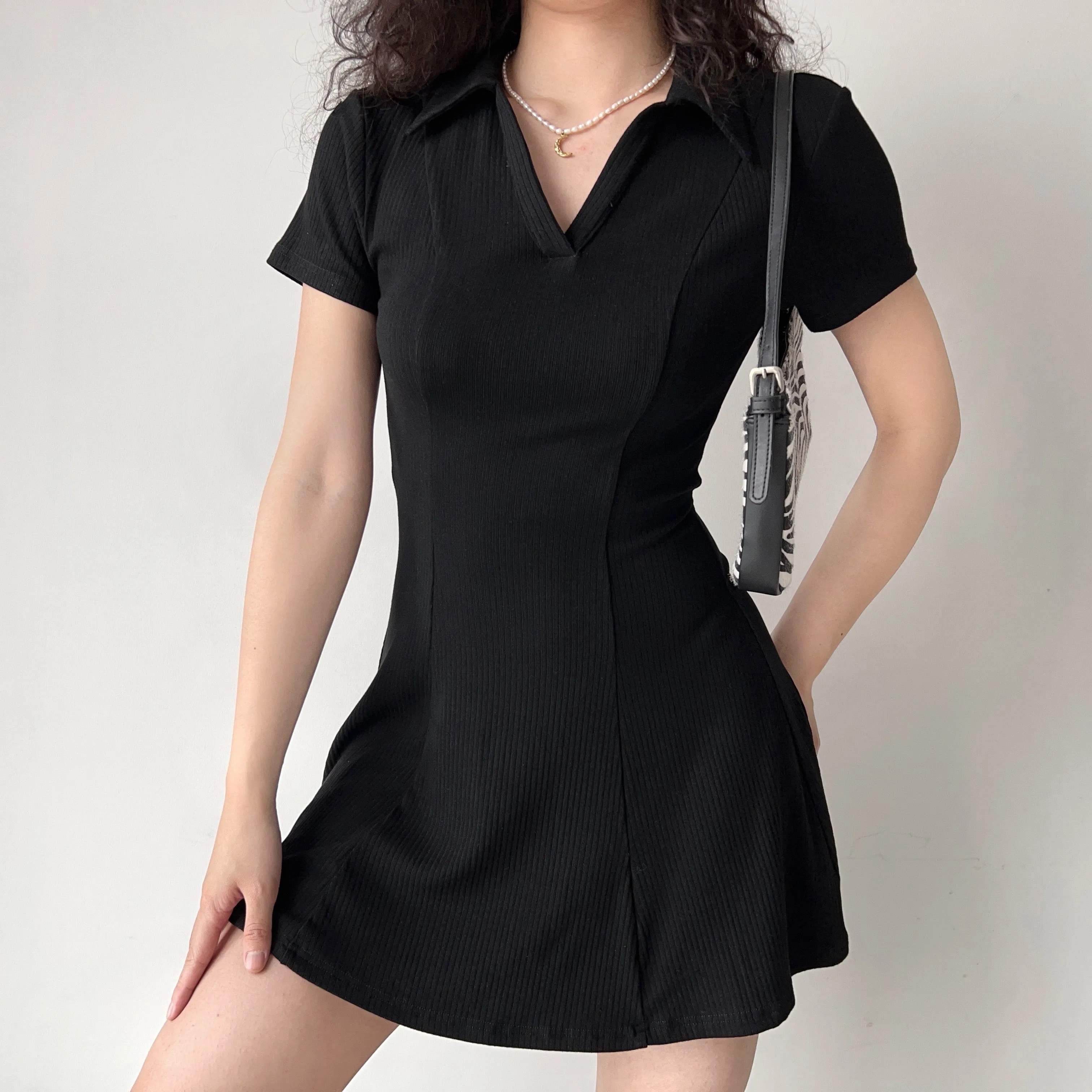Chic Touch Collar Dress