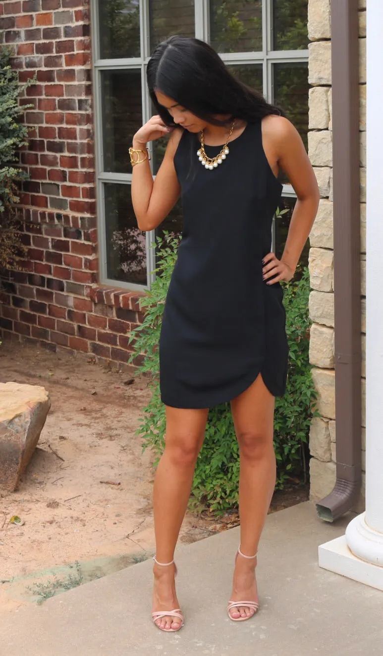 CHOSEN ONE Panel Front Shift Dress