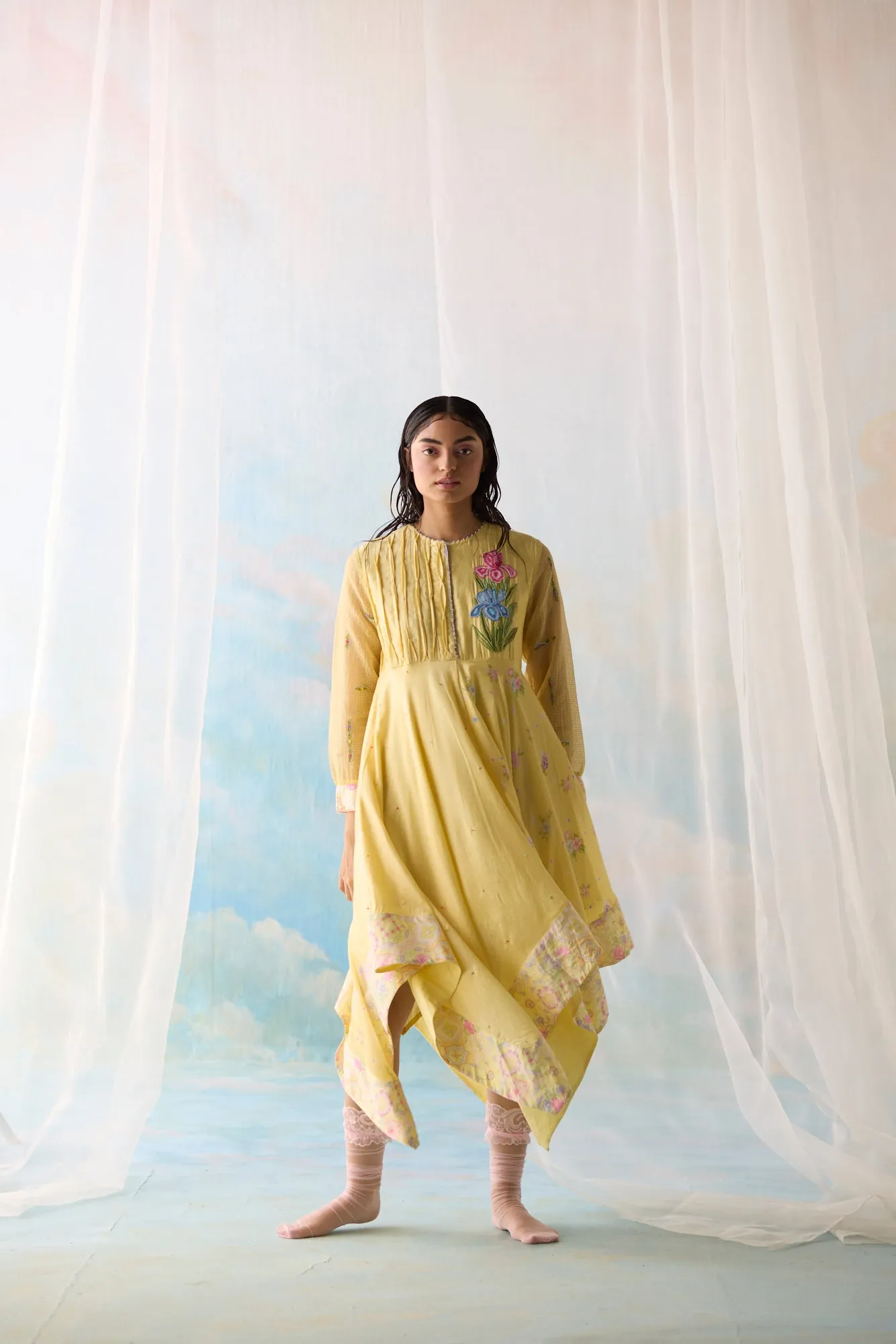 Citrine Flowy Dress