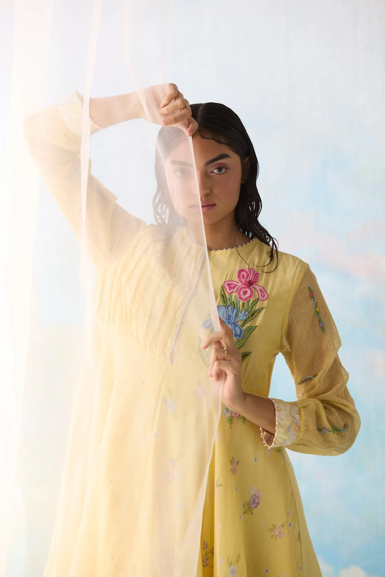 Citrine Flowy Dress