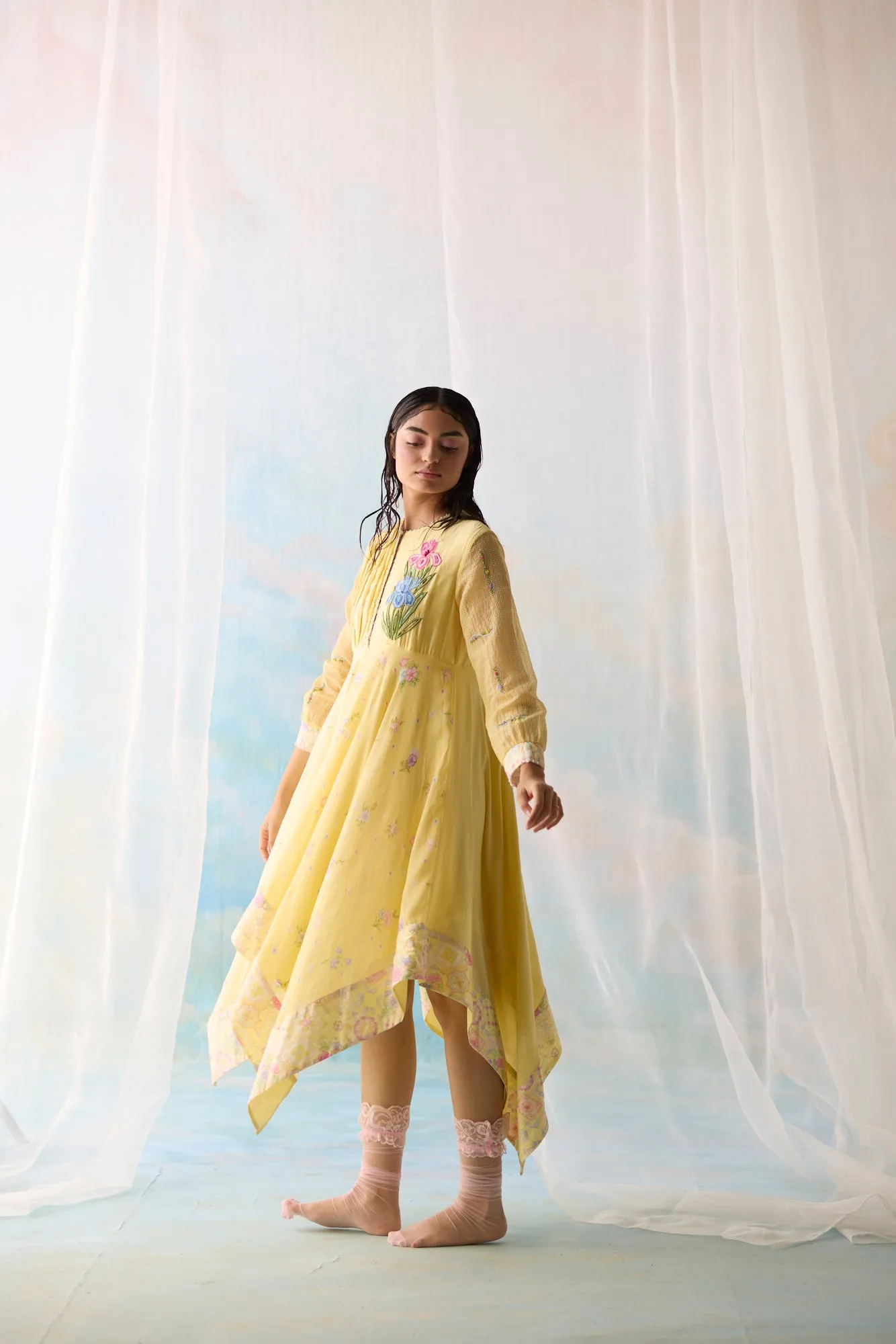 Citrine Flowy Dress