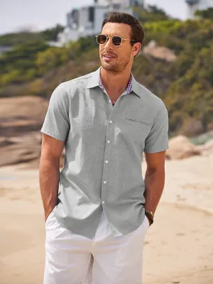 Classic Plaid Collar Oxford Shirt (US Only)
