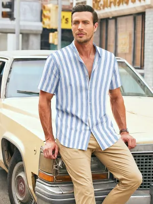 Classic Printed Linen Blend Shirt (US Only)