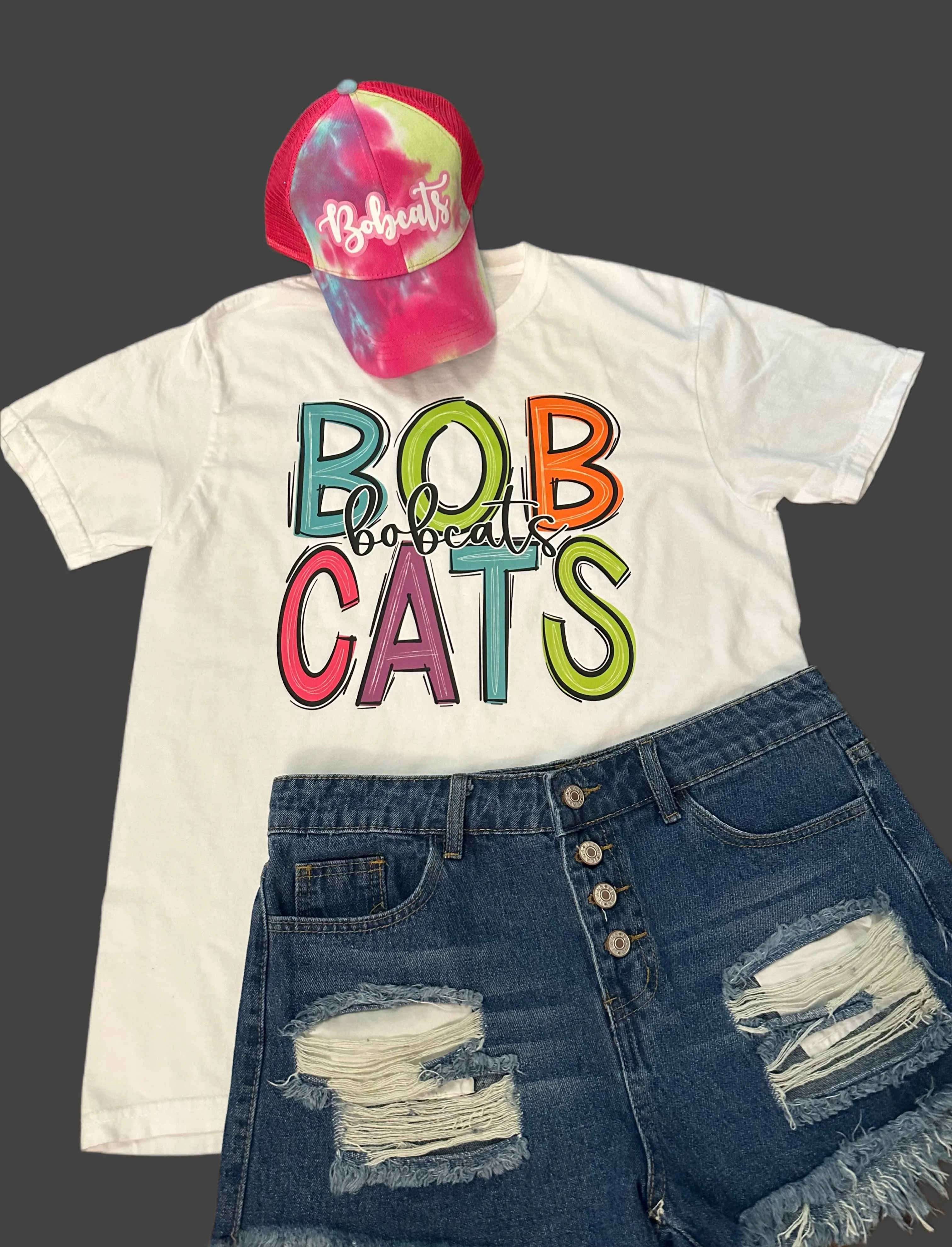 Colorful Bobcat T-Shirt