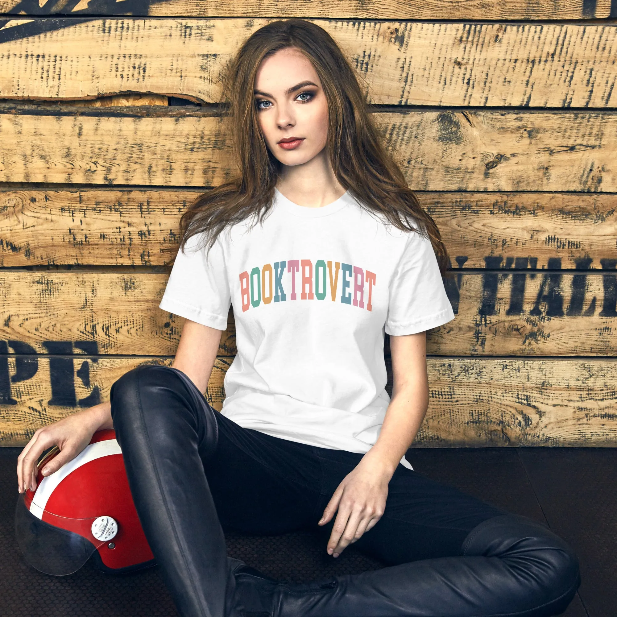 Colorful Booktrovert Unisex T-shirt