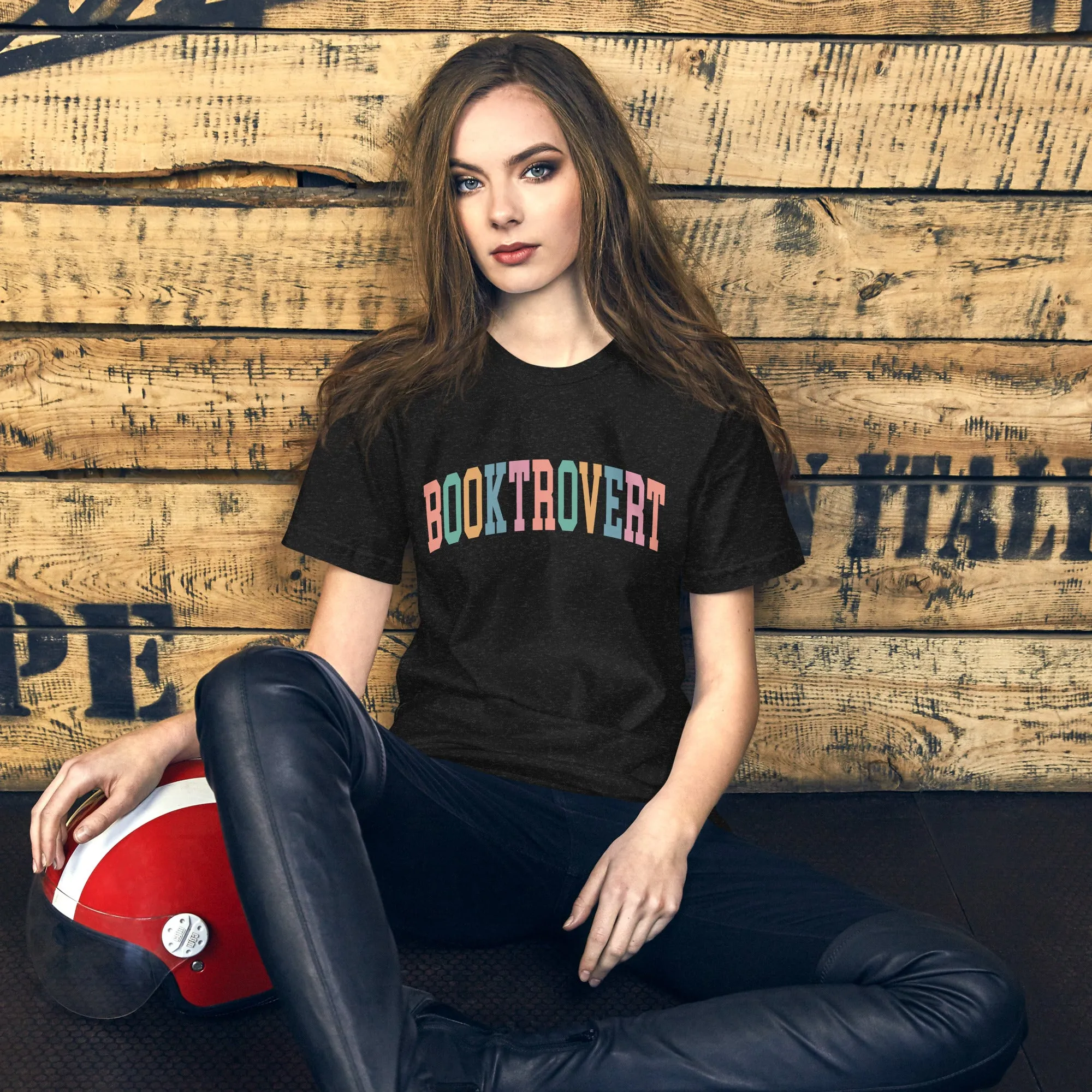Colorful Booktrovert Unisex T-shirt